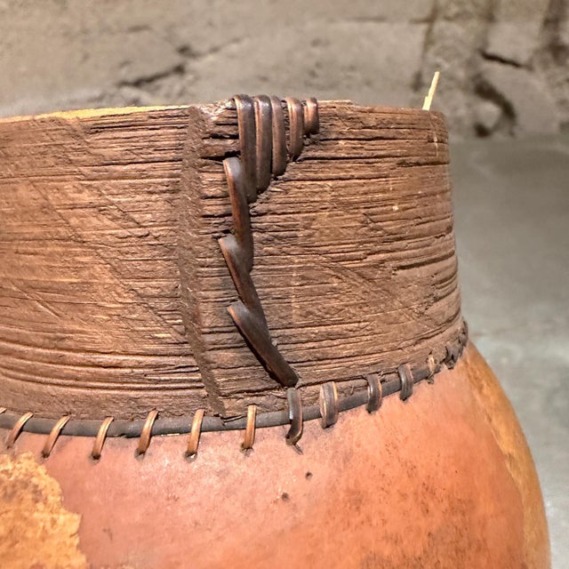 Midcentury Modern Gourd Art Lidded Container, Handmade in Malta, 1960s For Sale - Image 12 of 13