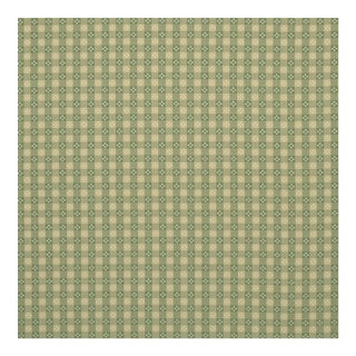 Schumacher Kit Plaid Fabric in Green For Sale