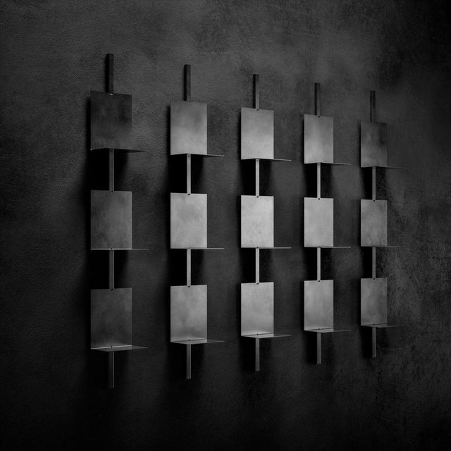 Not Yet Made - Made To Order Kinko Stainless Steel Shelves by Zincutec, Set of 3 For Sale - Image 5 of 7