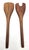 1970s Teak Wood Salad Serving Utensils, a Pair For Sale - Image 9 of 10