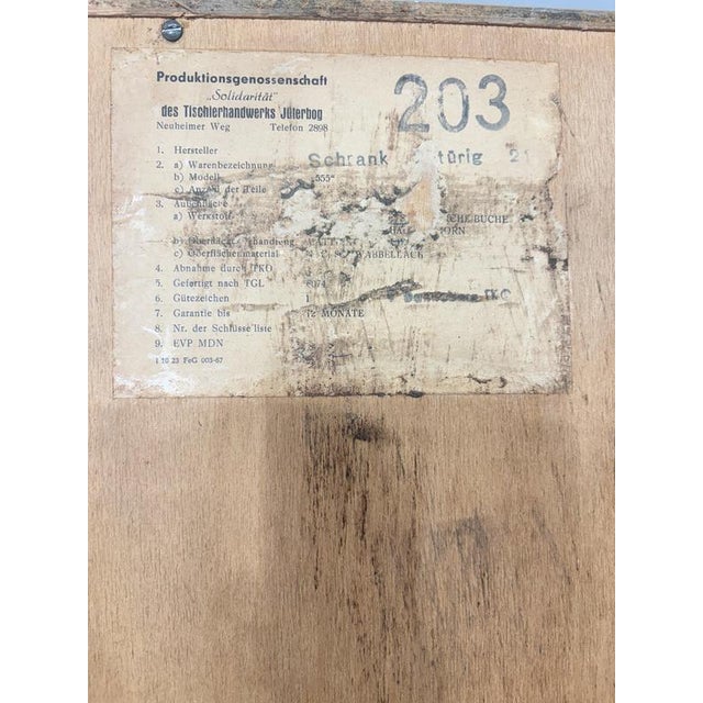 Vintage Wardrobe in Wood For Sale - Image 9 of 10