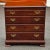 Late 20th Century Chippendale Style Mahogany Bachelor Chest With Pull Out Tray Secretary For Sale - Image 5 of 15