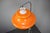 Metal Vintage Hungarian Space Age Orange Plastic and Chrome Floor Lamp, 1970s For Sale - Image 7 of 14