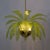 Mid-Century Modern Mid-Century Modern Palm Leaves Chandelier in Murano Glass and Brass from Maestri Muranesi, 2000 For Sale - Image 3 of 10