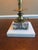 Vintage Twisted Brass and Marble Table Lamp For Sale - Image 4 of 10