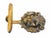 French Vintage French Solid Brass Lion’s Head Towel Hook For Sale - Image 3 of 6