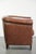 English-Style Club Chair in Cowhide Leather For Sale - Image 3 of 12