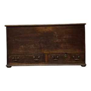 18th Century English Oak Mule Chest