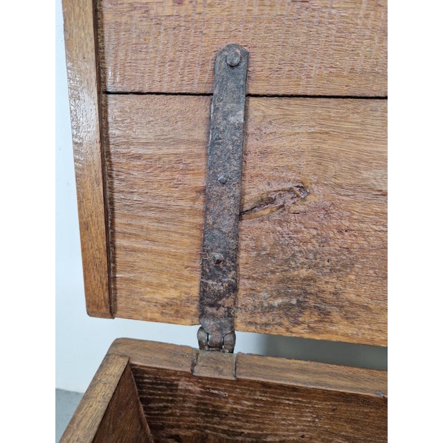 Brutalist Trunk in Oak, 1800 For Sale - Image 5 of 18