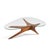 Adrian Pearsall for Craft Associates Mid Century Walnut Jacks Coffee Table For Sale - Image 9 of 9