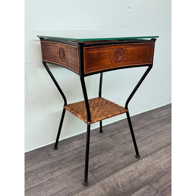 Vintage Bedside Table, 1950s For Sale - Image 6 of 15