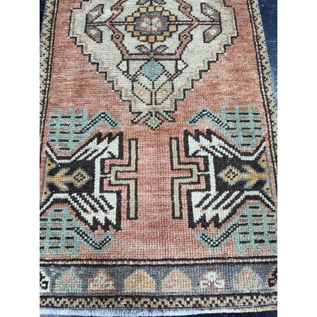 Contemporary Turkish Yastik Rug 1'6" x 3'5" For Sale - Image 3 of 5