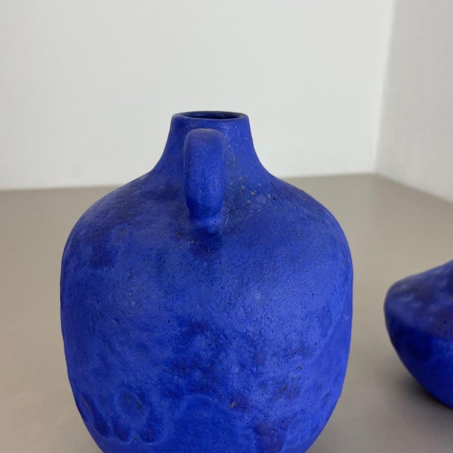 Ceramic Studio Pottery Vases by Hartwig Heyne Ceramics, Germany, 1970s, Set of 2 For Sale - Image 11 of 18