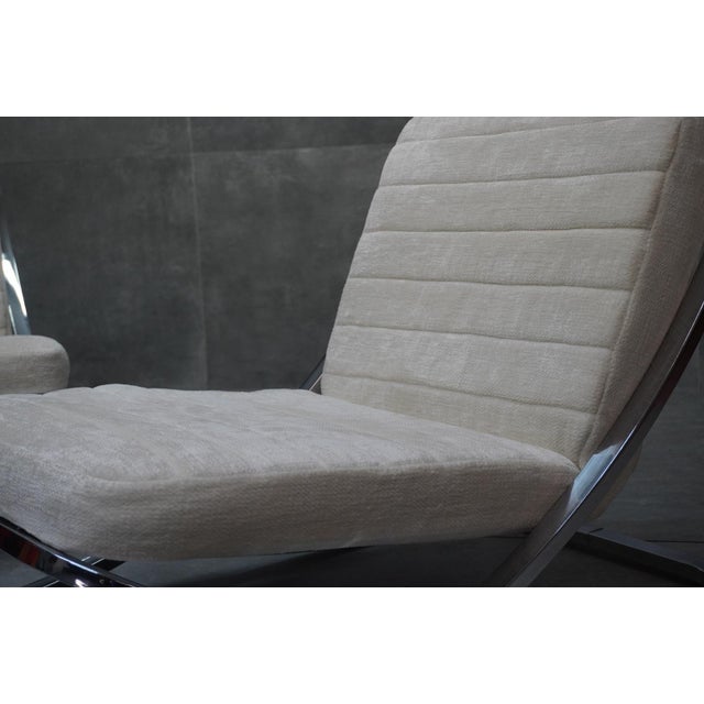 Steel Armchairs, 1970s, Set of 2 For Sale - Image 6 of 8