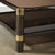 Brass Mid-Century Signed Karl Springer 2-Tier Gunmetal & Brass Cocktail Table For Sale - Image 8 of 13