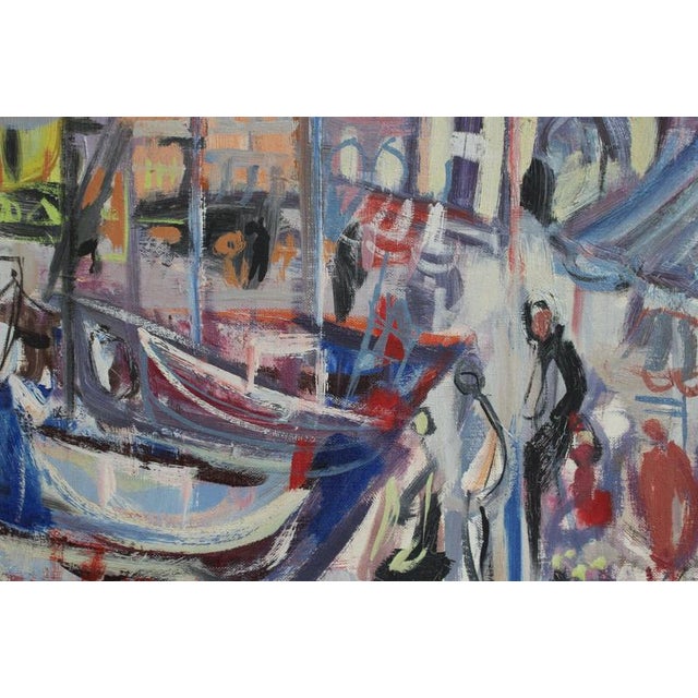 Maurice Empi, Saint Tropez, 1970s, Oil Painting on Canvas, Framed For Sale - Image 13 of 18