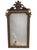 Antique Victorian Gothic Mirror with Silver Leaf Inlay over Black Gesso Frame, 1850 For Sale - Image 12 of 12
