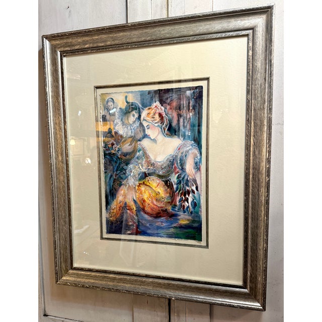 Portraiture Late 20th Century "Serenade" Print by Sevitt Francis No. 33/400 For Sale - Image 3 of 8