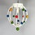 Mid-Century Italian Chandelier with Colored Spheres, 1940s For Sale - Image 3 of 17