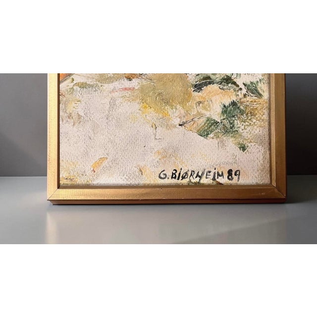 G. Bjørheim, Abstract Landscape, 1989, Paint For Sale - Image 9 of 10