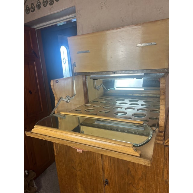 Vintage Art Deco Metaphoric Cocktail Drinks Cabinet, 1930s For Sale - Image 15 of 18