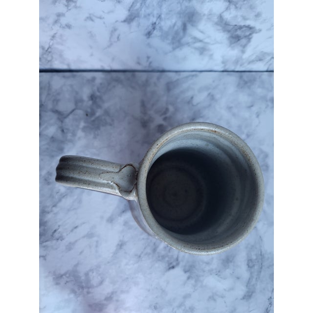 1990s Studio Art Handmade Pottery Coffee Tea Mug Cup For Sale - Image 4 of 10