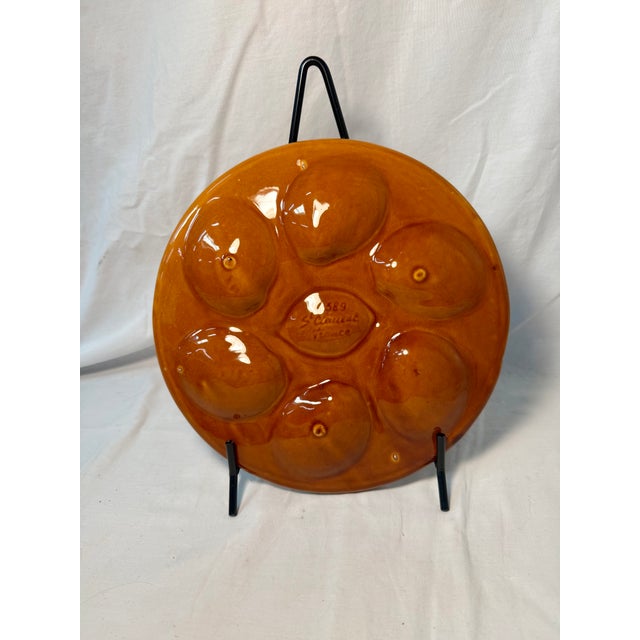 Saint Clement is a renowned French faience manufacturer dating back to the 18th century. This stunning oyster plate...