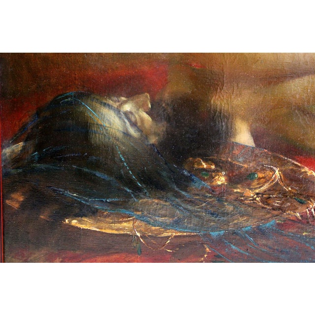 Eugen Ansen-Hofmann, Oriental Motif, Oil on Canvas For Sale - Image 6 of 14