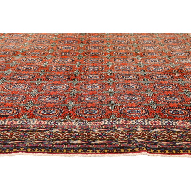 Vintage Turkish Sivas Rug, 07'04 X 11'01 For Sale - Image 4 of 10