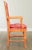 Colorful Vintage Custom French Country Style Dining Chairs - Set of 6 For Sale In Philadelphia - Image 6 of 13