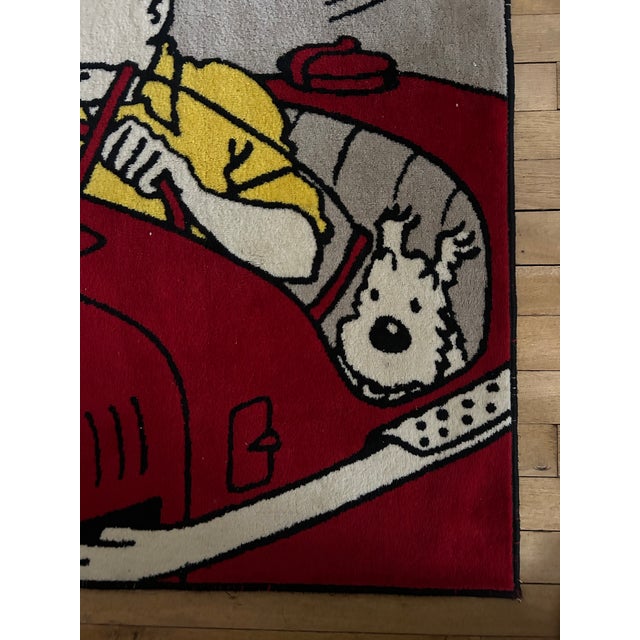 Tintin Rug from Axis, 1994 For Sale - Image 4 of 12