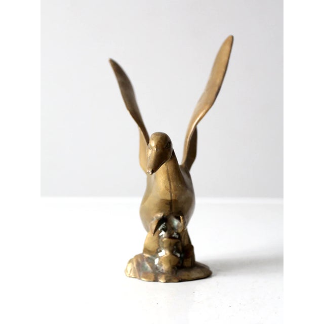 Mid 20th Century Brass Duck Figurine For Sale - Image 12 of 12