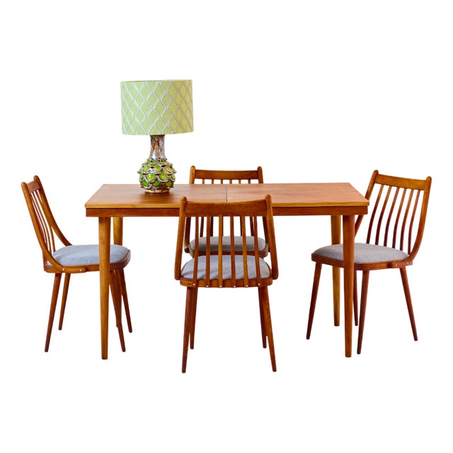 Extendable Walnut Dining Table by Tatra Nabytok, 1970s For Sale