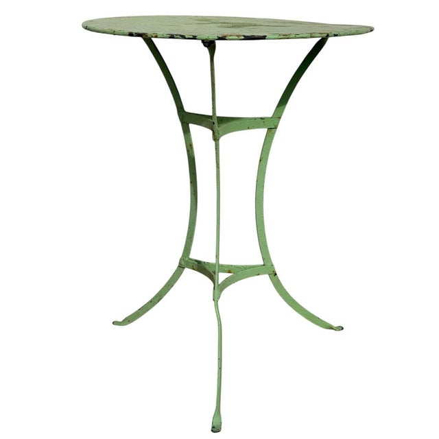 Late 19th Century Wrought Iron Pedestal Table, France, 1880 For Sale - Image 5 of 11