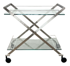 Vintage Italian Model Mister Service Bar Cart by Andreas Weber for Gallotti & Radice, 1990s