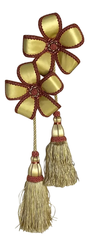 Scalamandre Hand-Made "Rosette and Tassel" - a Pair
