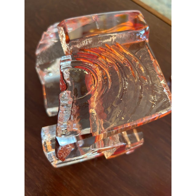 Glass Blown Glass Collection of Art Sculptures by Mikula -Set of 3 For Sale - Image 7 of 10