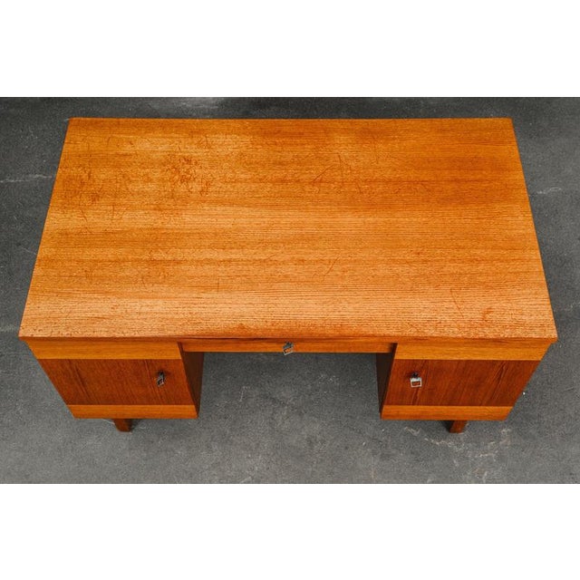 Mid-Century Desk with Drawers For Sale - Image 11 of 18