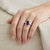 Himalayan Purple Sapphire 3.79Cts No heat & Diamond Three-Stone Ring – Circa 1990 A sophisticated three-stone ring from...