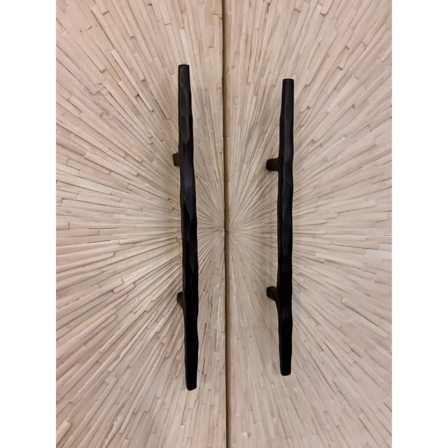 Wood Ironies Forte Custom Cabinet Office Desk For Sale - Image 7 of 12