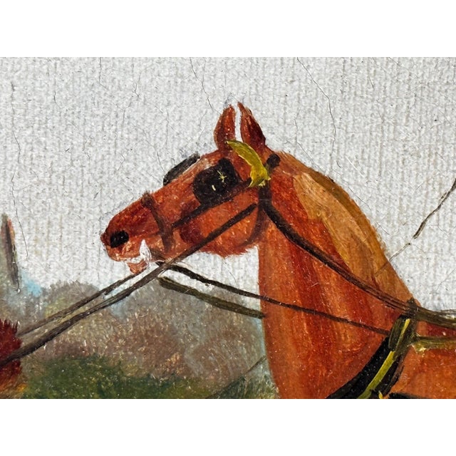 1908 Philip H. Rideout British Edwardian Coaching Scene Going to Fair Oil Painting For Sale - Image 14 of 18