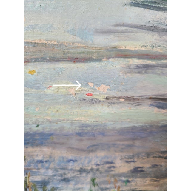 Richard Jack Antique 1930's Oil Painting Ammonoosuc River New Hampshire For Sale - Image 12 of 18