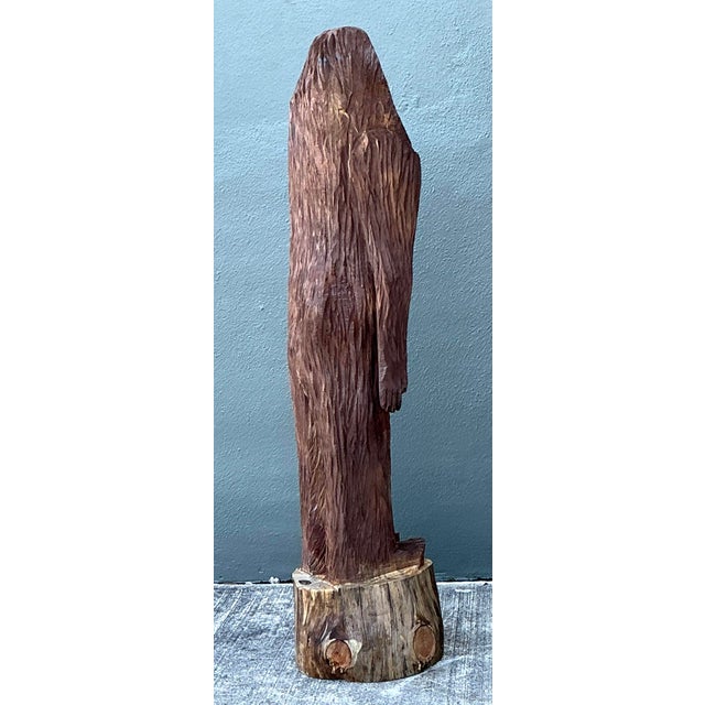 Vintage Hand Carved Figure For Sale - Image 11 of 12