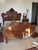 Wood Baroque Louis XV Style Carved Walnut Bed, 1870 For Sale - Image 7 of 7
