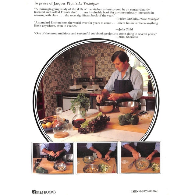 "La Methode: An Illustrated Guide to the Fundamental Techniques of Cooking" Pepin, Jacques For Sale - Image 10 of 11