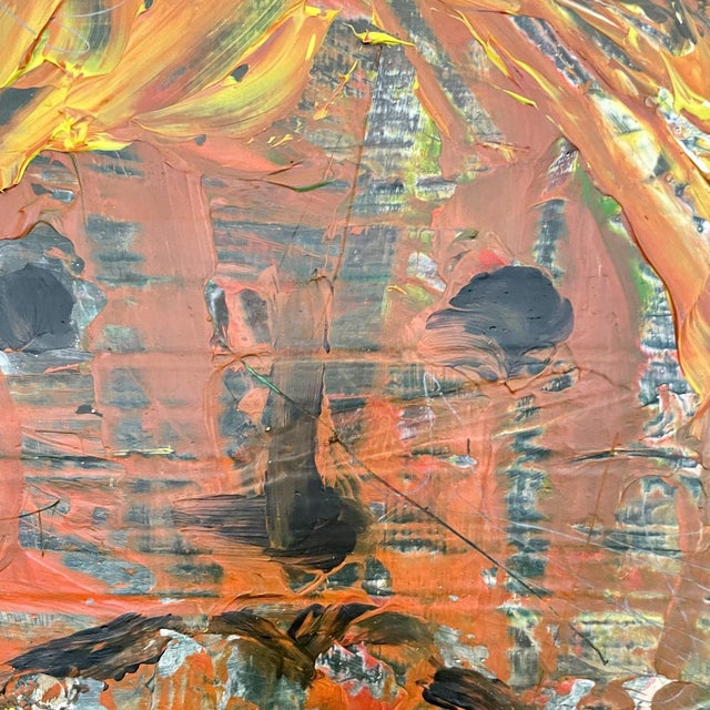 Modern Multicolored Painting, 2022, Acrylic on Wood, Framed For Sale - Image 11 of 14