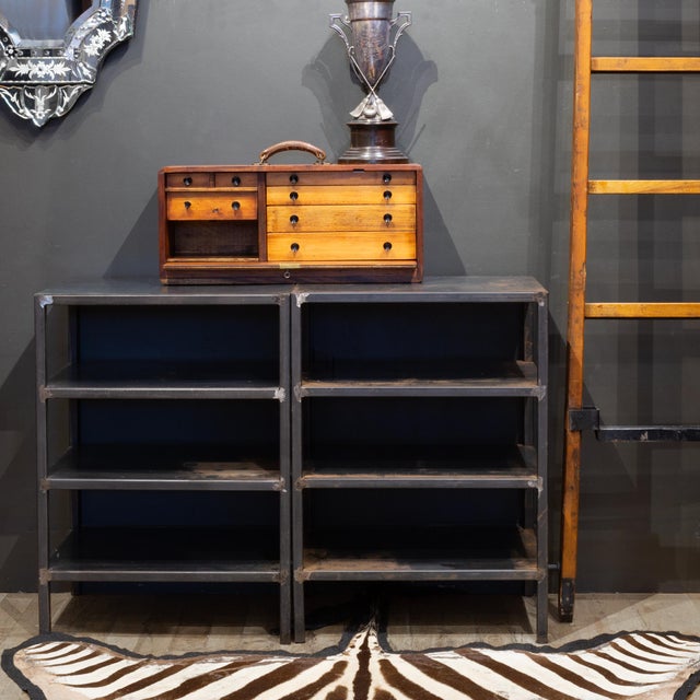 ABOUT Price is per shelf. May sell individually. Built tough and styled right. These four-tier industrial steel shelving...