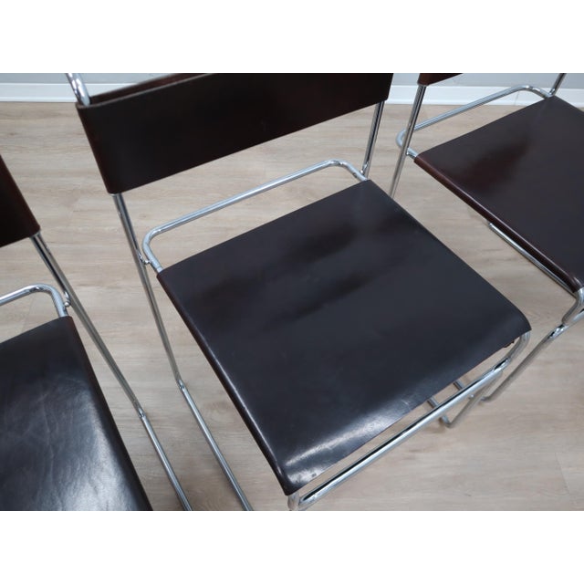 Libellula Chairs by Giovanni Carini for Planula, Italy, 1970s, Set of 4 For Sale - Image 14 of 16