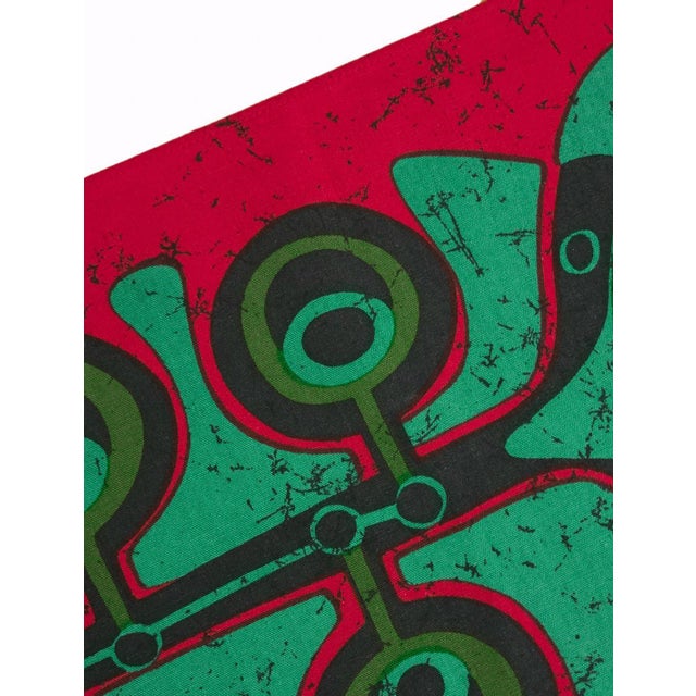 Mid-Century German Pop Art Screen-Printed Wall Hanging by Traute Sänger, 1970s For Sale - Image 4 of 5