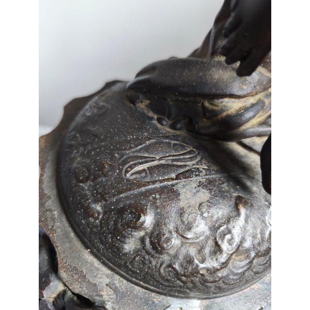 Late 19th Century French Figurative Mantel Clock from Blot et Drouard, 1890s For Sale - Image 14 of 15